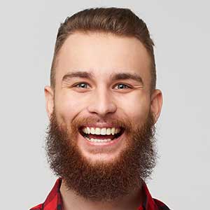 attractive young bearded guy in checkered shirt dycej32.jpg